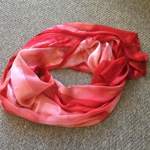 Red Floral Valentino Scarf/Wrap